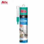 AKFIX 100E SILICONE SEALANT WHITE 280GM